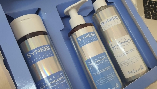 Syneby | Kit Ricostruzione Bio Laminante con Shampoo, Maschera e Fluido Capelli